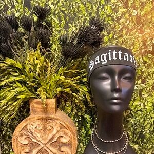 Black Sagittarius Headband New